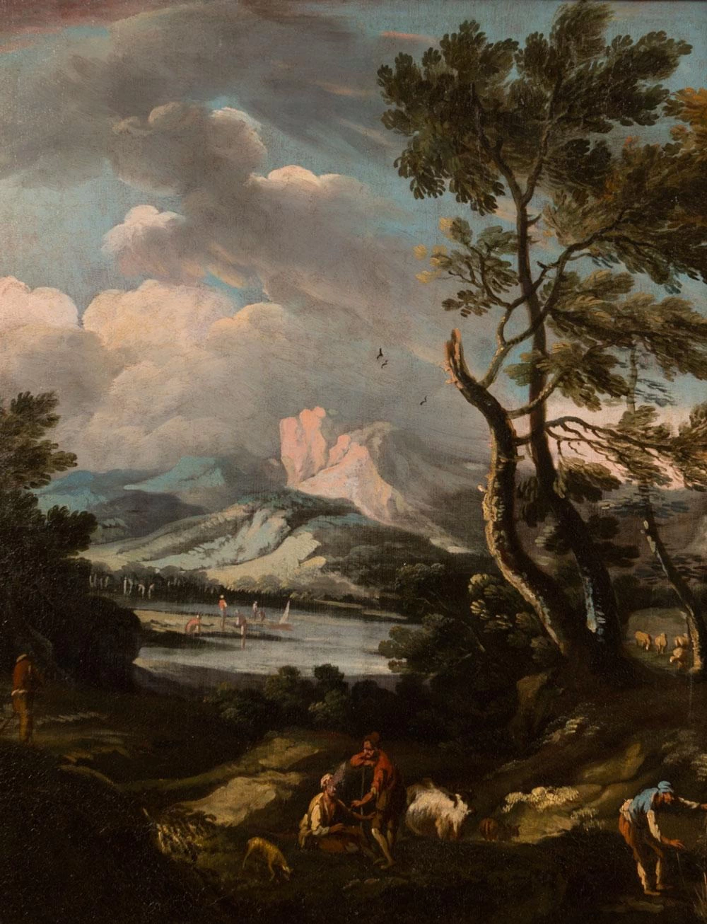 Paesaggio con pastori